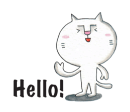 Cat talks message 4. sticker #8147988