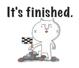 Cat talks message 4. sticker #8147989