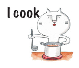 Cat talks message 4. sticker #8147990