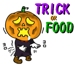 Jack of the pumpkin sticker #8148048