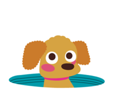 Happy Toypoodle sticker #8148631