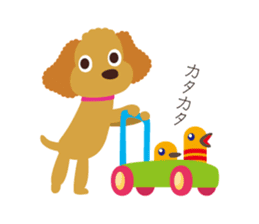 Happy Toypoodle sticker #8148643