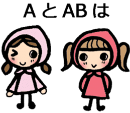 blood type stickers sticker #8148786