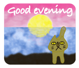 Golden Cat Tanya sticker #8148814
