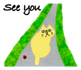 Golden Cat Tanya sticker #8148818