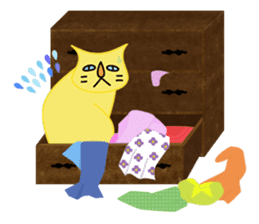 Golden Cat Tanya sticker #8148826