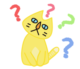 Golden Cat Tanya sticker #8148829