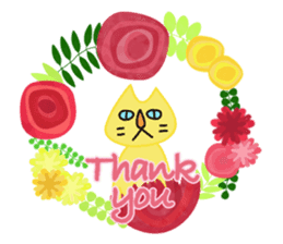 Golden Cat Tanya sticker #8148840