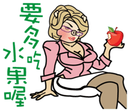 Madam Piga's inward world sticker #8149309