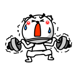 Easy to use Taiwanese. White Bear 0 sticker #8149946