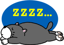 Stray cat POTEKURO sticker #8150190