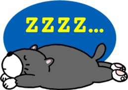 Stray cat POTEKURO sticker #8150190