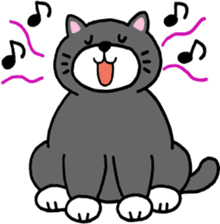 Stray cat POTEKURO sticker #8150196