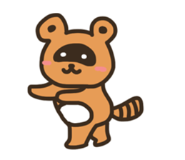Sticker of the raccoon dog 2!! sticker #8150327