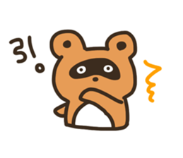 Sticker of the raccoon dog 2!! sticker #8150329
