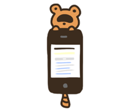 Sticker of the raccoon dog 2!! sticker #8150331