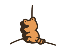 Sticker of the raccoon dog 2!! sticker #8150338