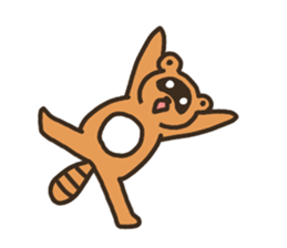 Sticker of the raccoon dog 2!! sticker #8150339