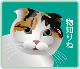 Your lovely cat is thinking of you sticker #8150370