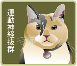 Your lovely cat is thinking of you sticker #8150392