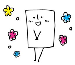 Daily life of paper sticker #8150924