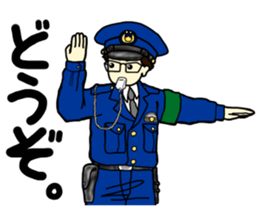 Policeman Takahashi's police box diary 4 sticker #8151367