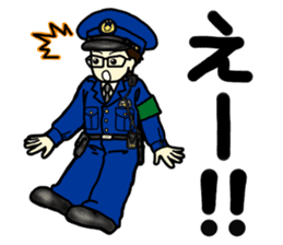 Policeman Takahashi's police box diary 4 sticker #8151372