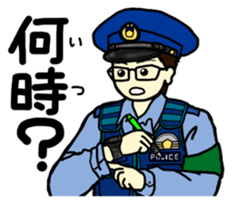Policeman Takahashi's police box diary 4 sticker #8151385