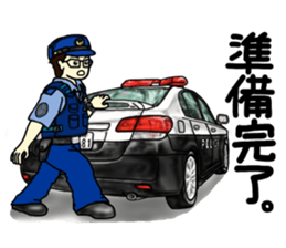 Policeman Takahashi's police box diary 4 sticker #8151393