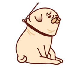 SUNDAE the Pug sticker #8151588