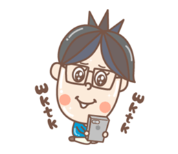 Negative  boy sticker #8151706