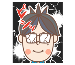 Negative  boy sticker #8151708