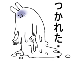KESHIGOMU Rabbit2 sticker #8152324