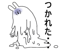 KESHIGOMU Rabbit2 sticker #8152324