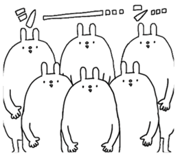 KESHIGOMU Rabbit2 sticker #8152356