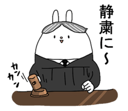 KESHIGOMU Rabbit2 sticker #8152357