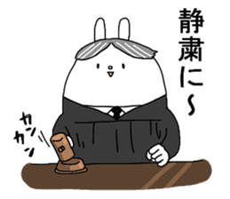 KESHIGOMU Rabbit2 sticker #8152357