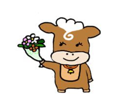 Cow Machi sticker #8152488