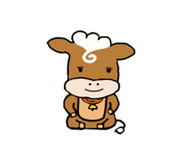 Cow Machi sticker #8152490