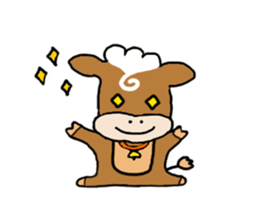Cow Machi sticker #8152507