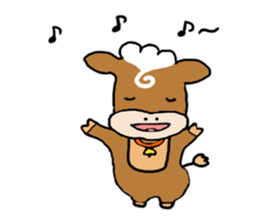 Cow Machi sticker #8152516