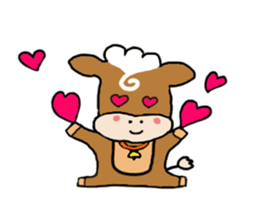 Cow Machi sticker #8152518