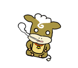 Cow Machi sticker #8152521