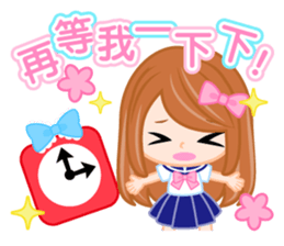 Schoolgirl2  -Chinese-Traditional sticker #8153366