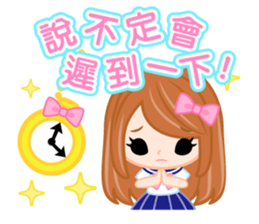 Schoolgirl2  -Chinese-Traditional sticker #8153379