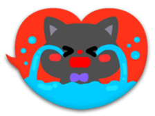 heart sticker momonana sticker #8153520