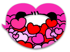 heart sticker momonana sticker #8153523