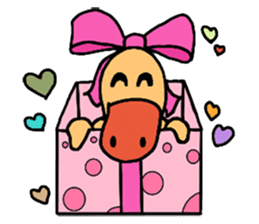 Frisky duck sticker #8153613