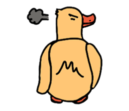 Frisky duck sticker #8153622