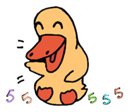 Frisky  duck sticker #8153637